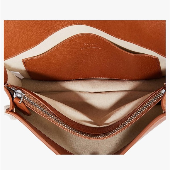 Pinko Love Classic Icon Stitched Shoulder Bag in Cognac - Picture 7 of 7